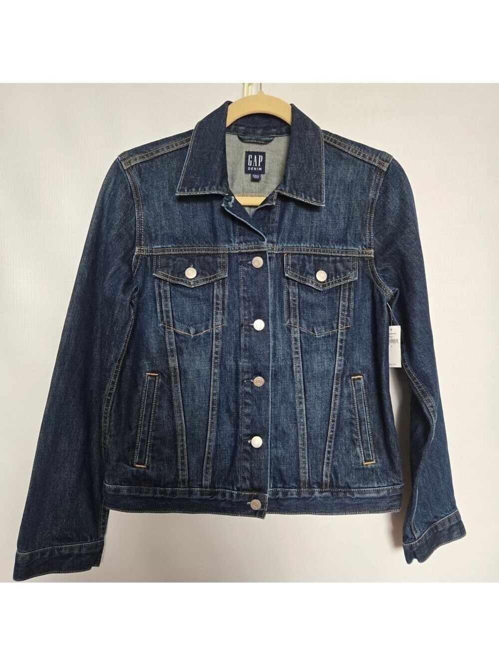 GAP Classic Trucker Jacket Women's Denim Blue Size Small